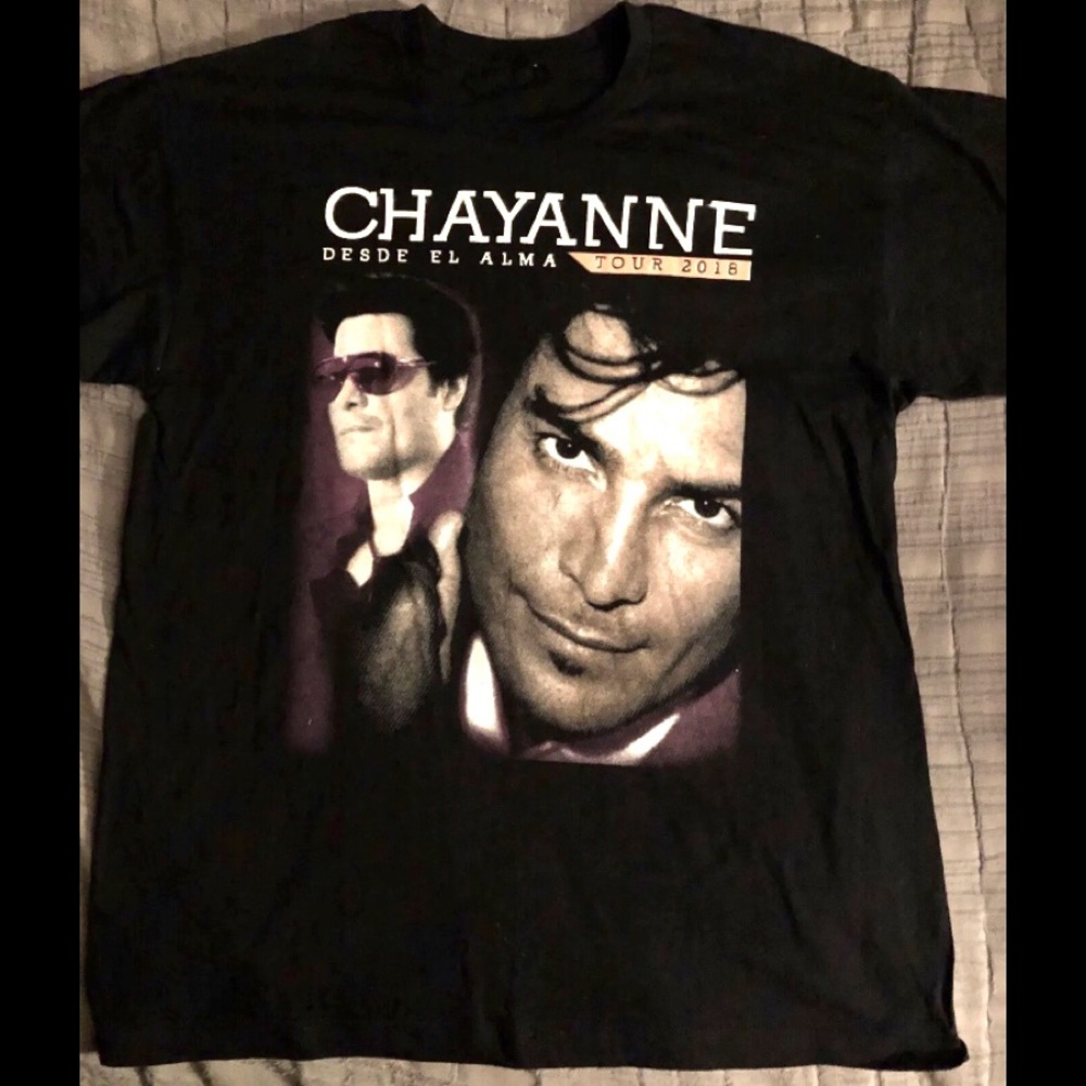 CHAYANNE Desde El Alma TShirt Sz L Concert Tour 2018 Latin Pop Puerto Rico NEW